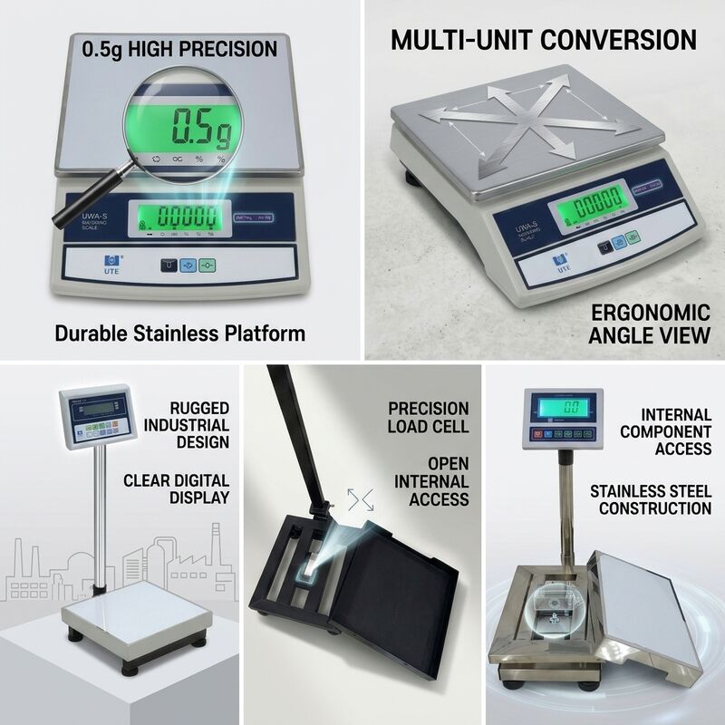 Dual Display Digital Weighing Scale 10kg Price Computing Bench Retail Counter Scale